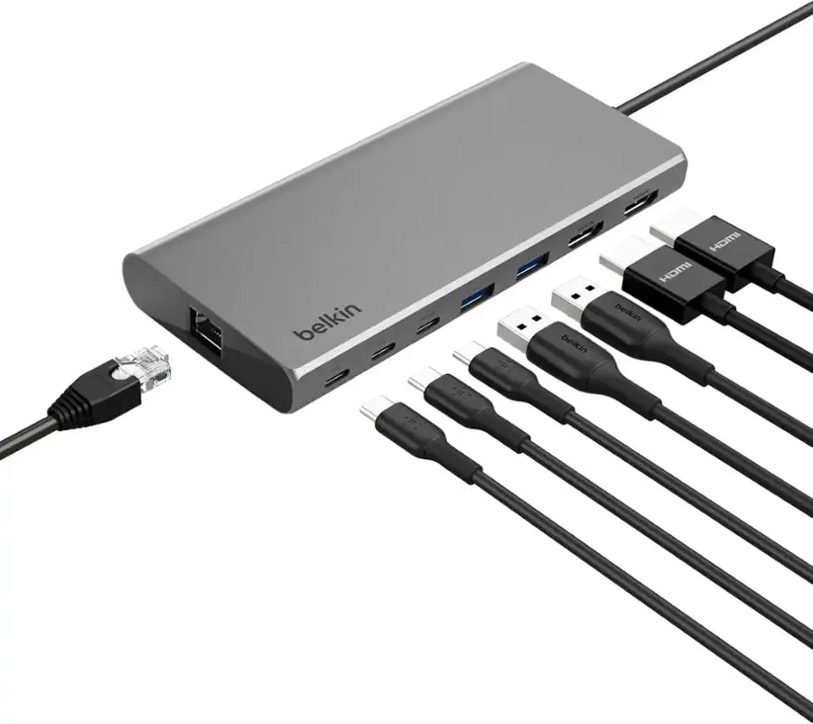 Belkin 8-in-1 Connect Universal USB-C Dual Display Core Hub - INC015btSGY