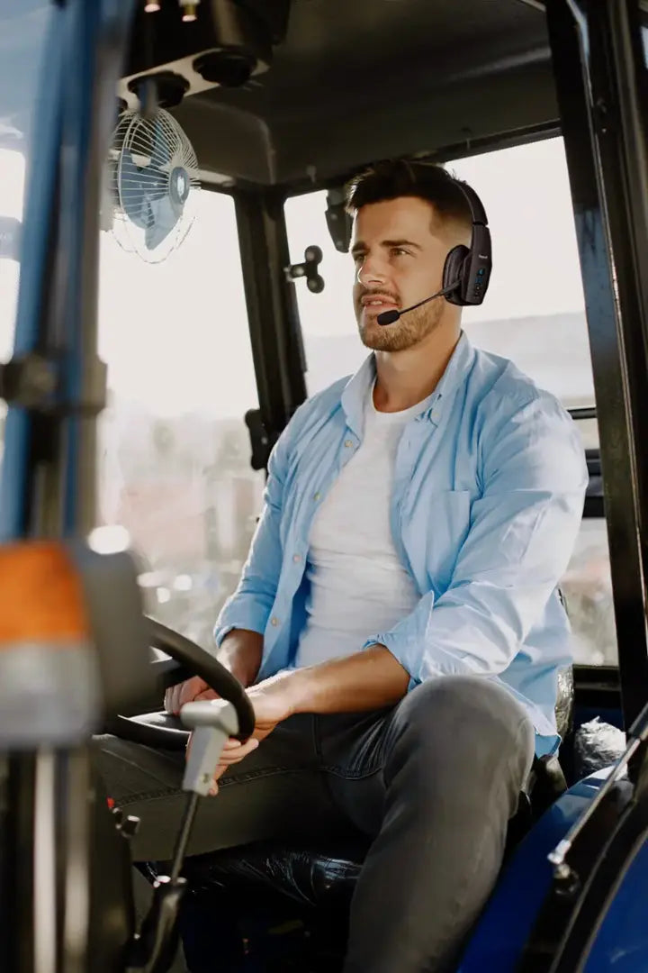 BlueParrott B450-XT Wireless Bluetooth Noise Cancelling Headset with Outstanding Comfort - Black
