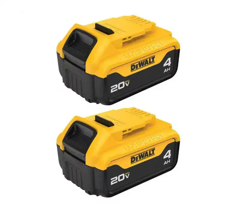 Dewalt 20V MAX Lithium Ion Batteries - 2Ah / 4Ah - 4 Pack - DCB324-4