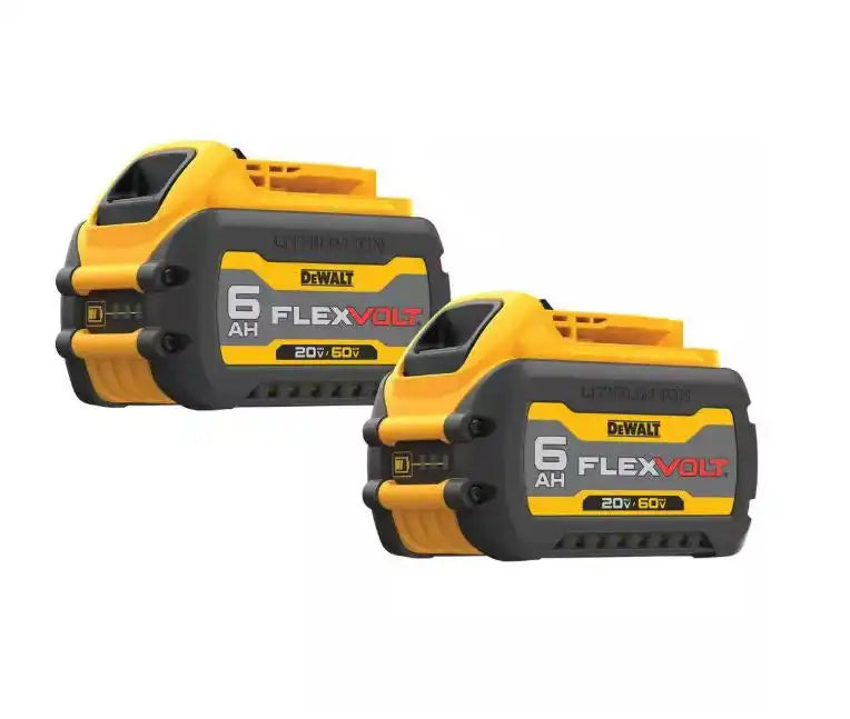 Dewalt 20V / 60V MAX FlexVolt Lithium Ion Battery - 6Ah - 2-Pack - DCB606-2