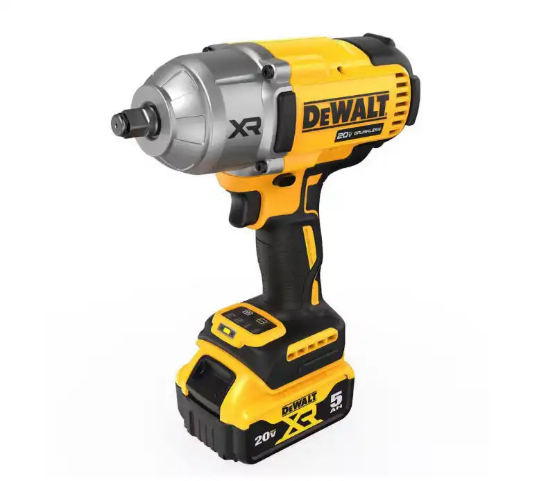 Dewalt 20V MAX XR 1/2 Inch High Torque Impact Wrench with Hog Ring Anvil Kit - DCF900P1