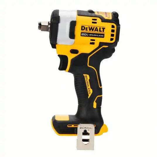 Dewalt 20V MAX Brushless 1/2 Inch Compact Impact Wrench with Hog Ring Anvil (Tool Only) - DCF911B