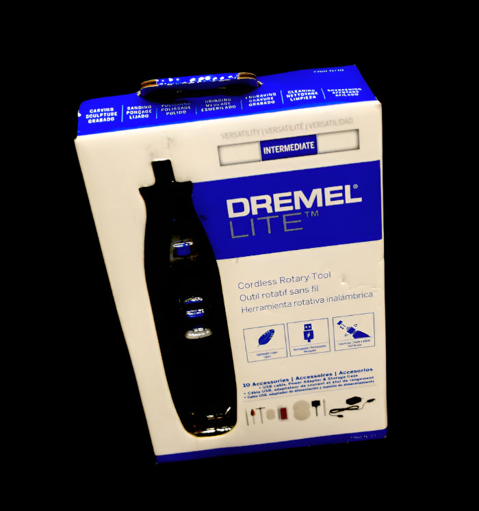 Dremel Lite Cordless Rotary Tool - 10 Accessories - Intermediate - 7760-N/10 - F0137760HP