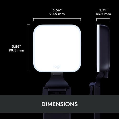 Logitech Litra Glow Premium LED Streaming Light with TrueSoft - 946-000001