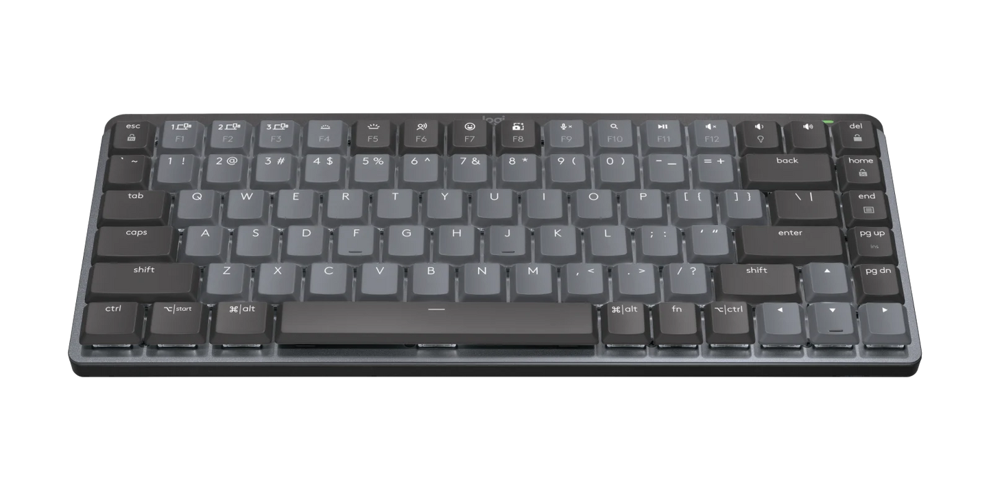 Logitech MX Mechanical Mini Minimalist Wireless Performance Keyboard 920-010550 - Tactile Quiet - Graphite