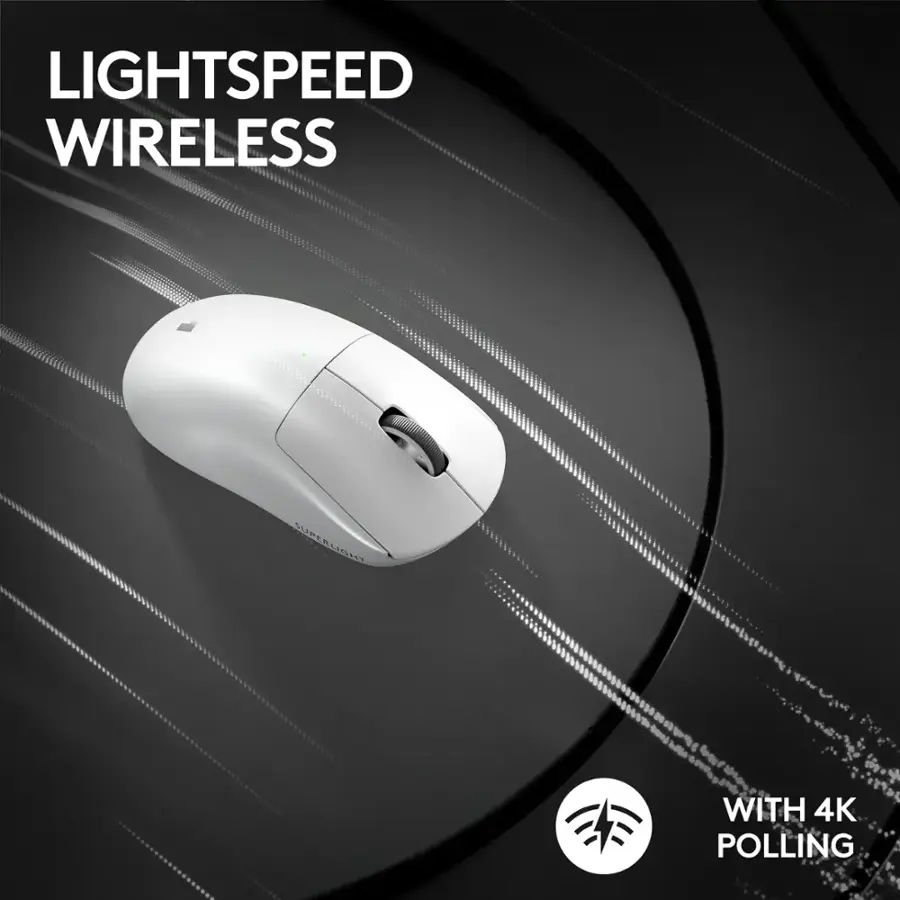 Logitech Pro X Superlight 2 Lightspeed Wireless Gaming Mouse - 910-006636 - White