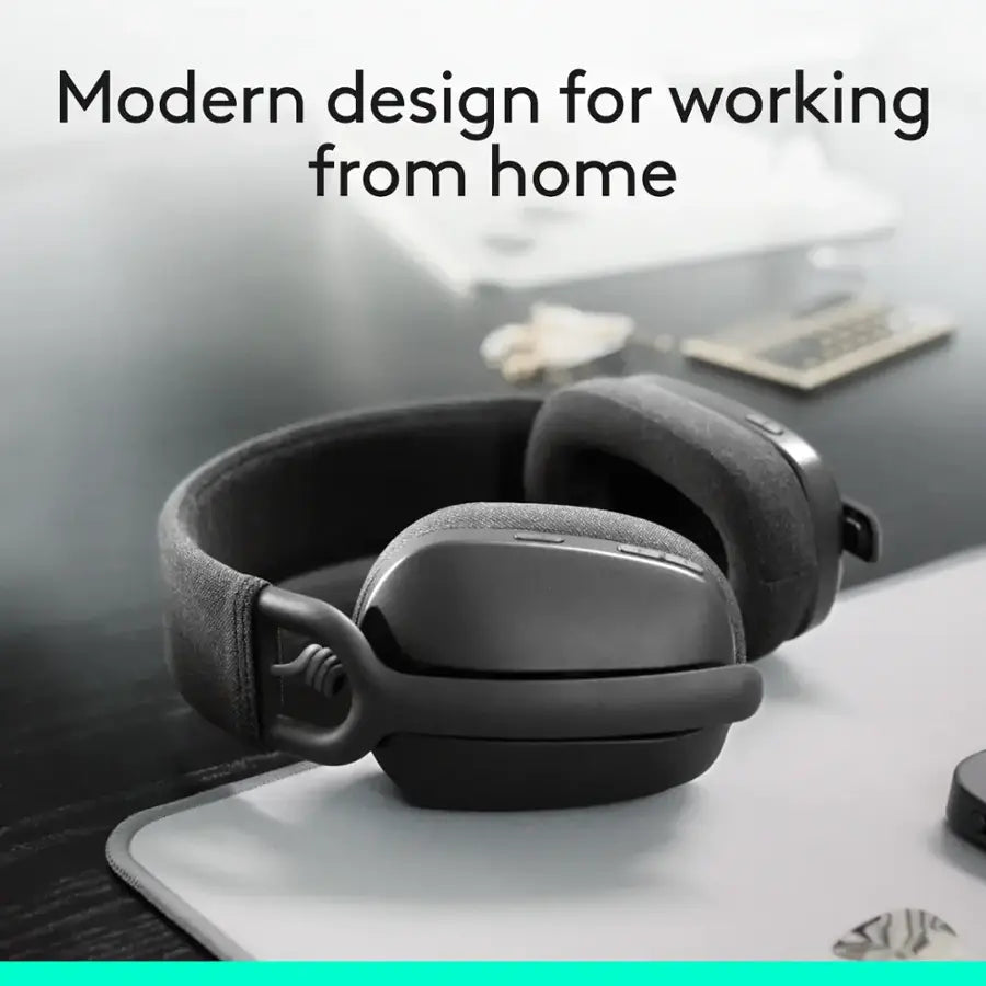 Logitech Zone Vibe 100 Wireless Bluetooth Over-Ear Headphones - Graphite - 981-001256