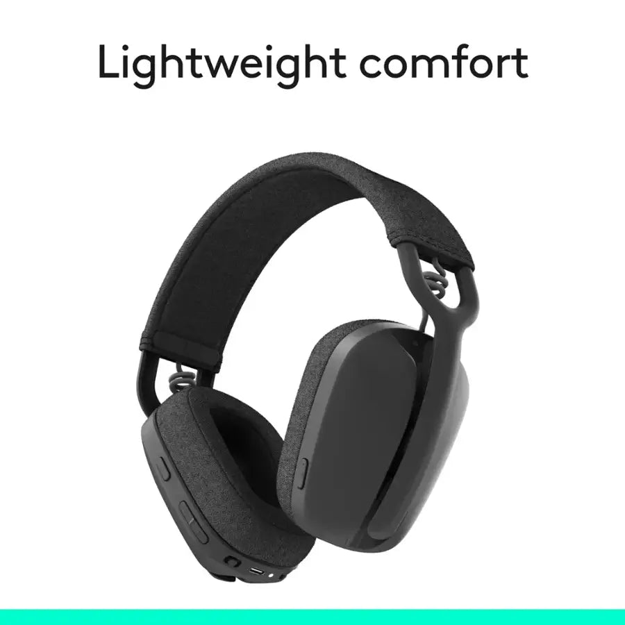 Logitech Zone Vibe 100 Wireless Bluetooth Over-Ear Headphones - Graphite - 981-001256
