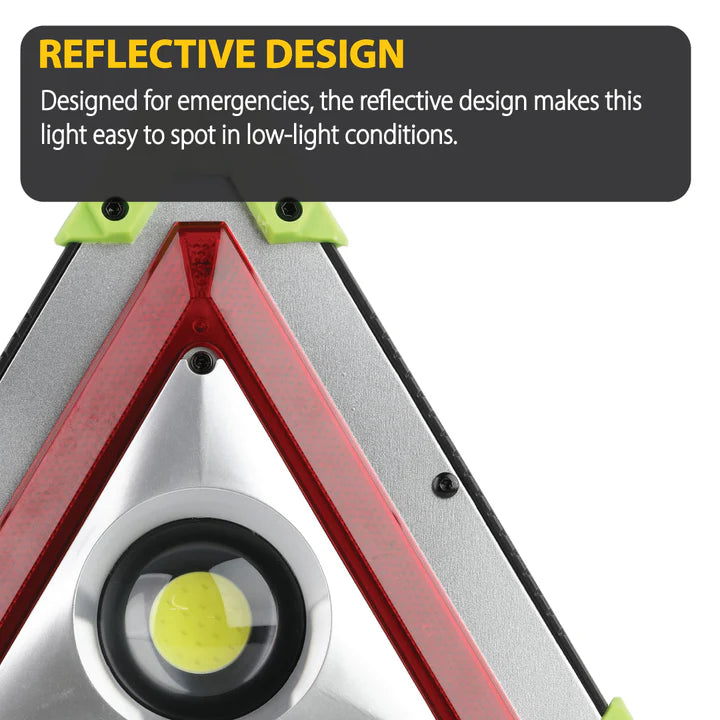 LuxPro LP309 Reflective Magnetic Emergency Light with Hanging Hook and Stand