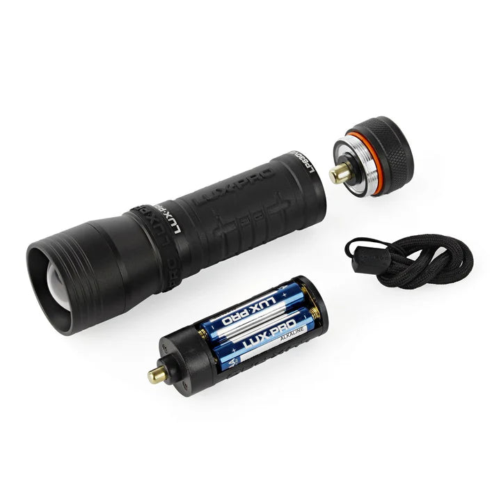 LuxPro LP630V3 Focusing LED Flashlight with TackGrip - 630 Lumens