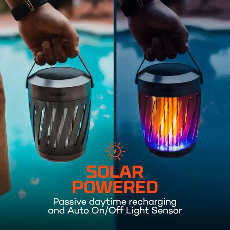 Nebo Solar Zapper and Lantern - NEB-ZAP-0003 - USB-C Rechargeable