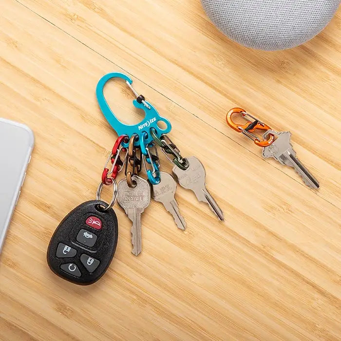 Nite Ize Bigfoot Locker Keyrack Aluminum S-Biner - KLKBFA-03-R6