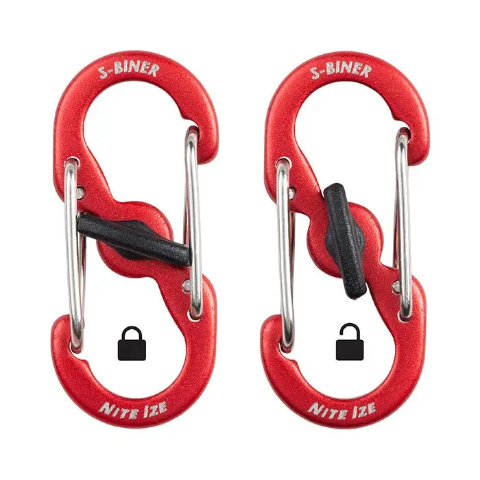Nite Ize Bigfoot Locker Keyrack Aluminum S-Biner - KLKBFA-03-R6