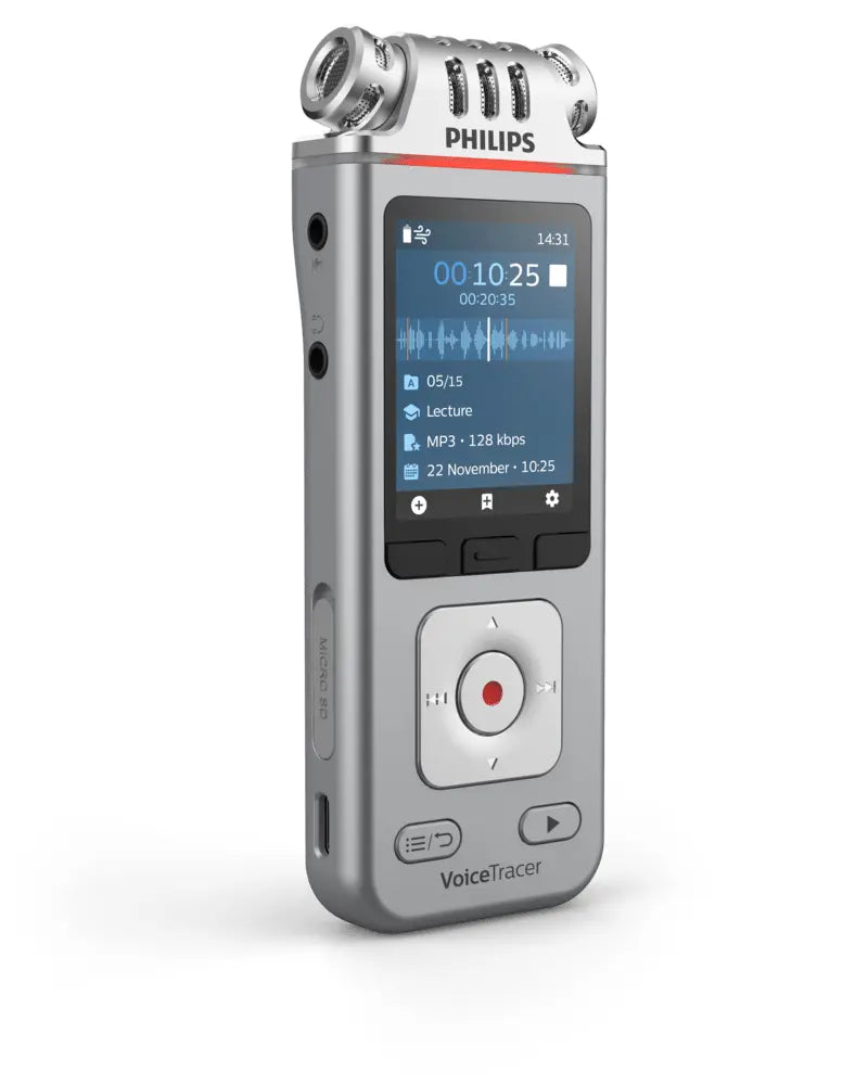 Philips 8GB VoiceTracer Audio Recorder - DVT4110 - MP3 PCM Recording
