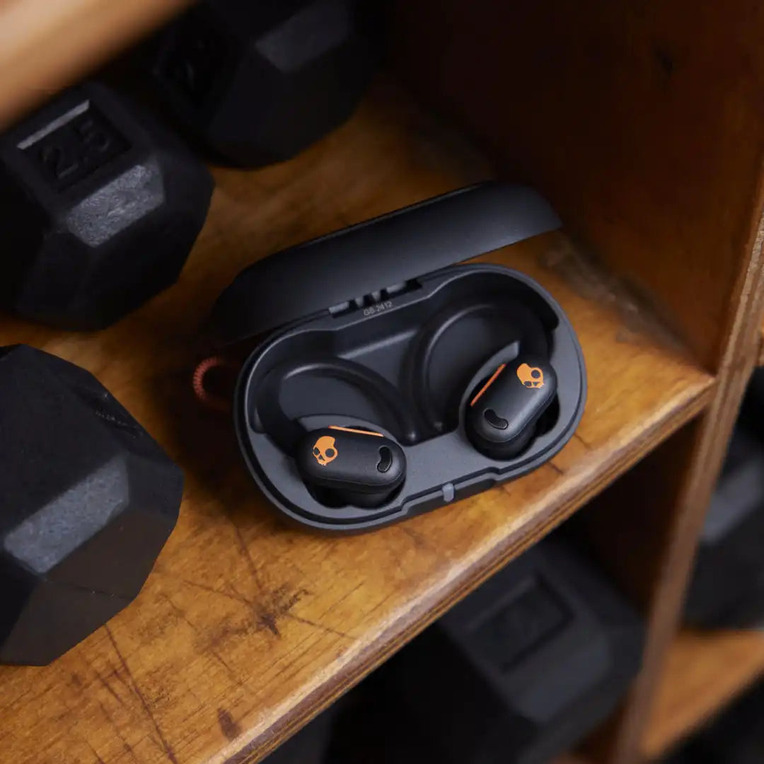 Skullcandy Push ANC Active True Wireless Bluetooth Earbuds with Noise Canceling - Black/Orange - S2PAW-S749
