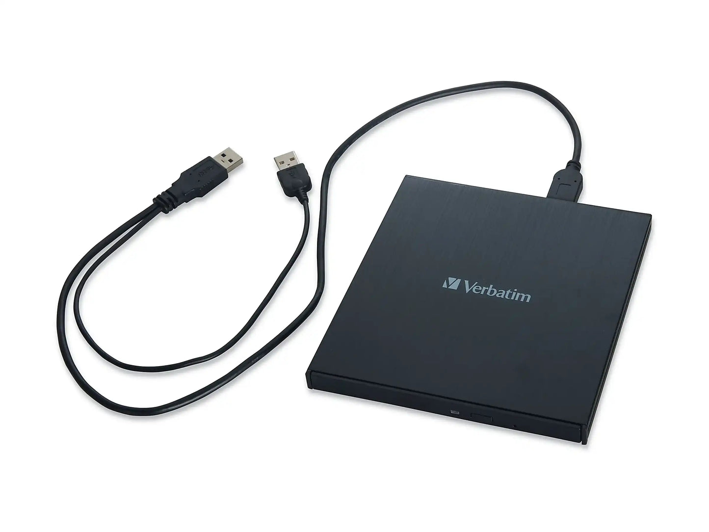 Verbatim External Slimline Blu-ray Writer - USB 3.2 Gen 1 Blu-ray and DVD RW Drive - 43890