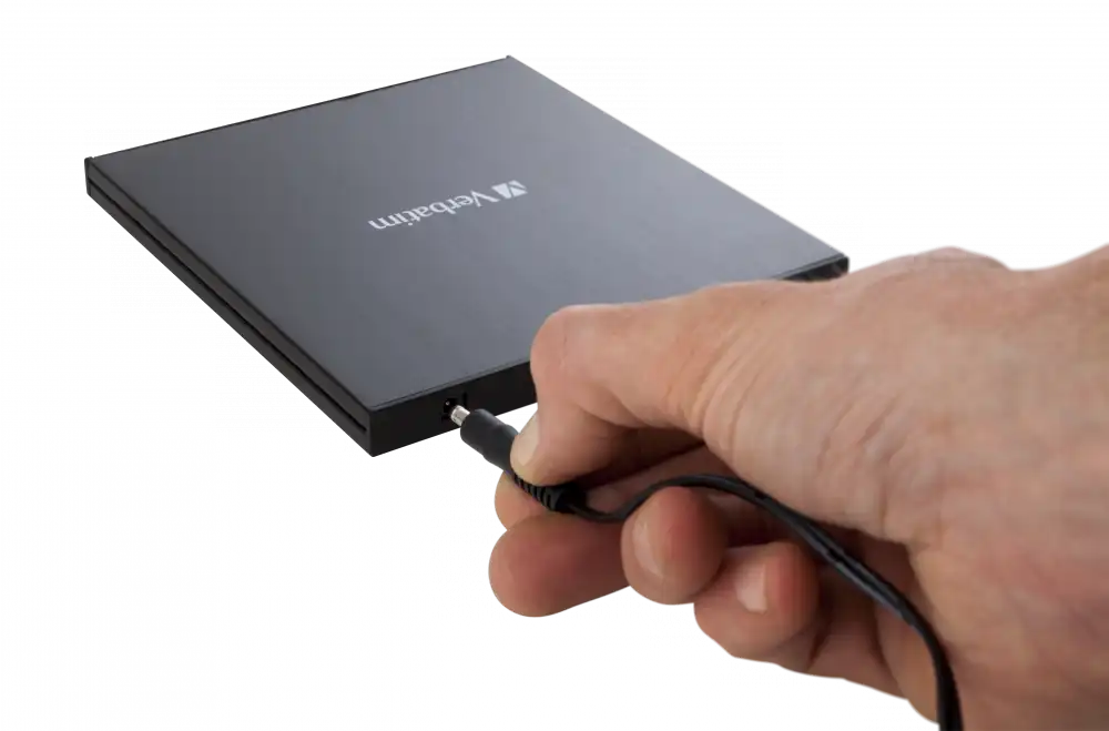 Verbatim External Slimline Blu-ray Writer - USB 3.2 Gen 1 Blu-ray and DVD RW Drive - 43890
