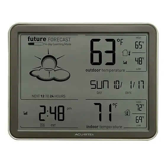 AcuRite Weather Forecaster with Oversized Wireless Display - My Backyard Series - 75077A4DI