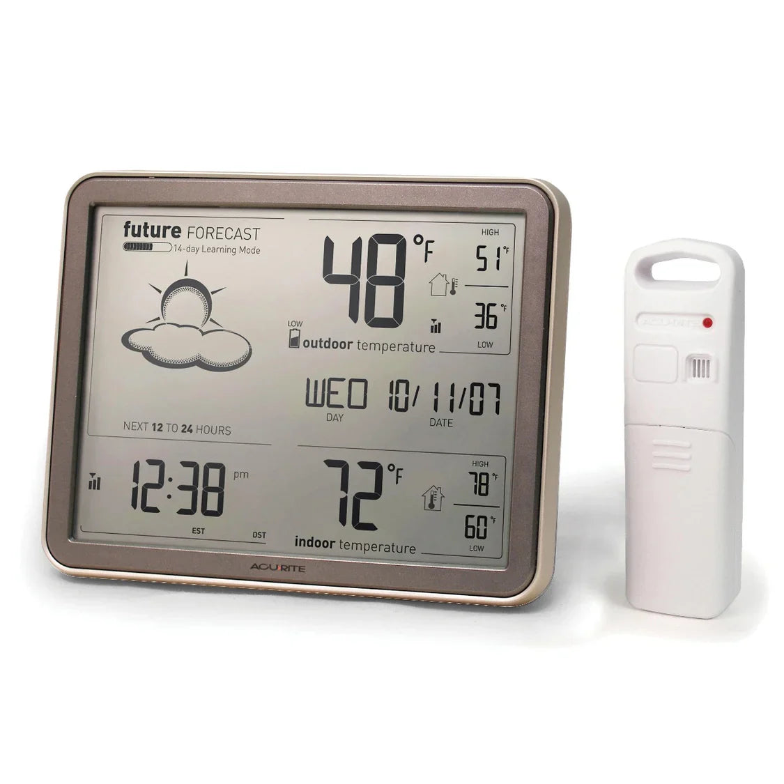 AcuRite Weather Forecaster with Oversized Wireless Display - My Backyard Series - 75077A4DI