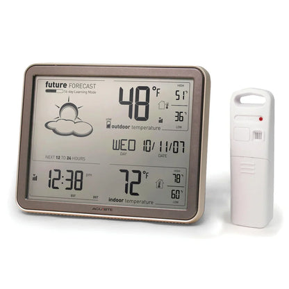 AcuRite Weather Forecaster with Oversized Wireless Display - My Backyard Series - 75077A4DI
