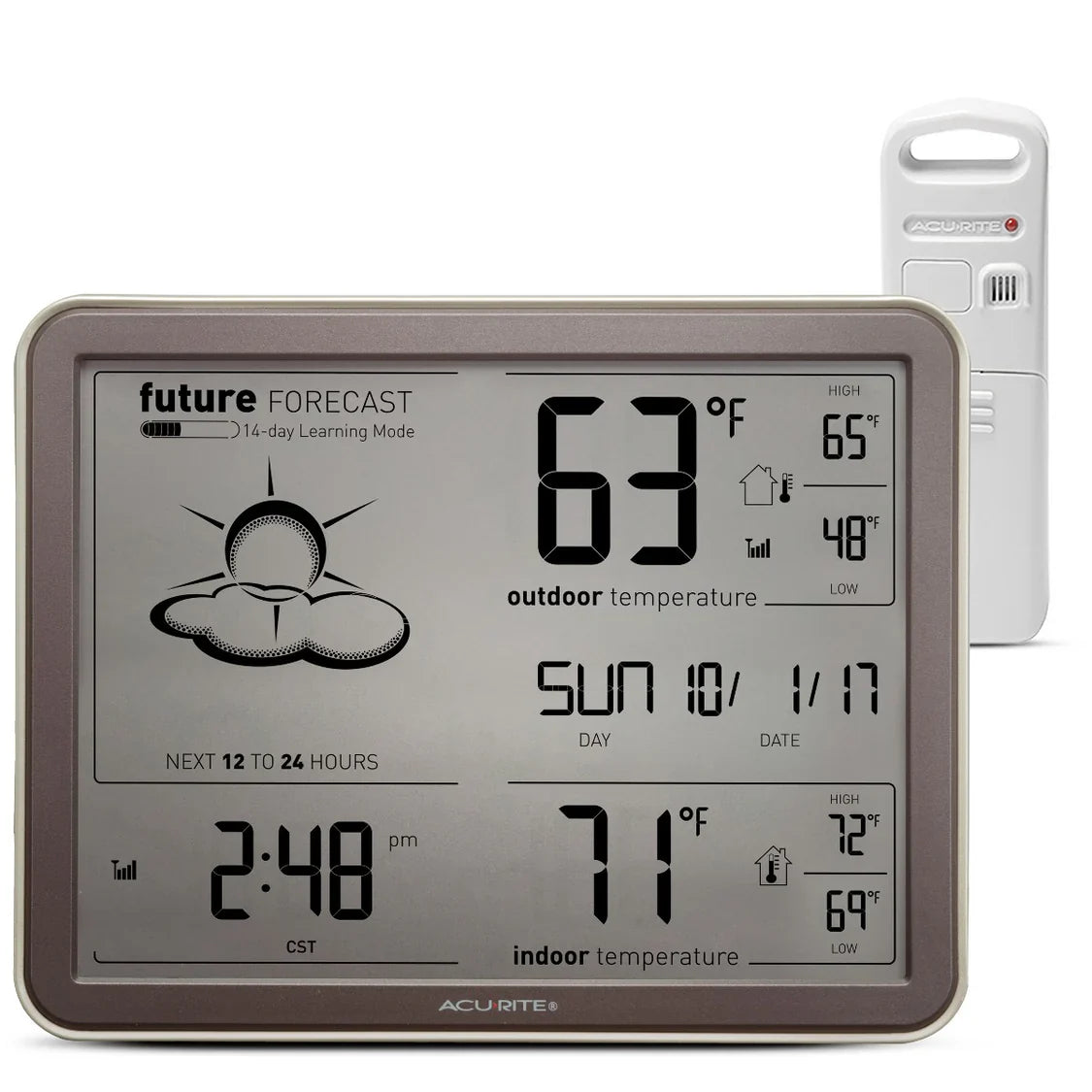 AcuRite Weather Forecaster with Oversized Wireless Display - My Backyard Series - 75077A4DI