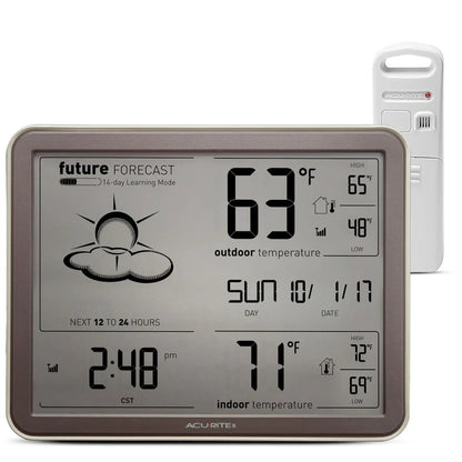 AcuRite Weather Forecaster with Oversized Wireless Display - My Backyard Series - 75077A4DI