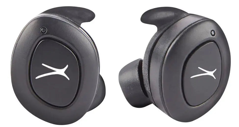 Altec Lansing True Evo+ Wireless Earphones with Qi Charging Base MZX659-BLK - Black