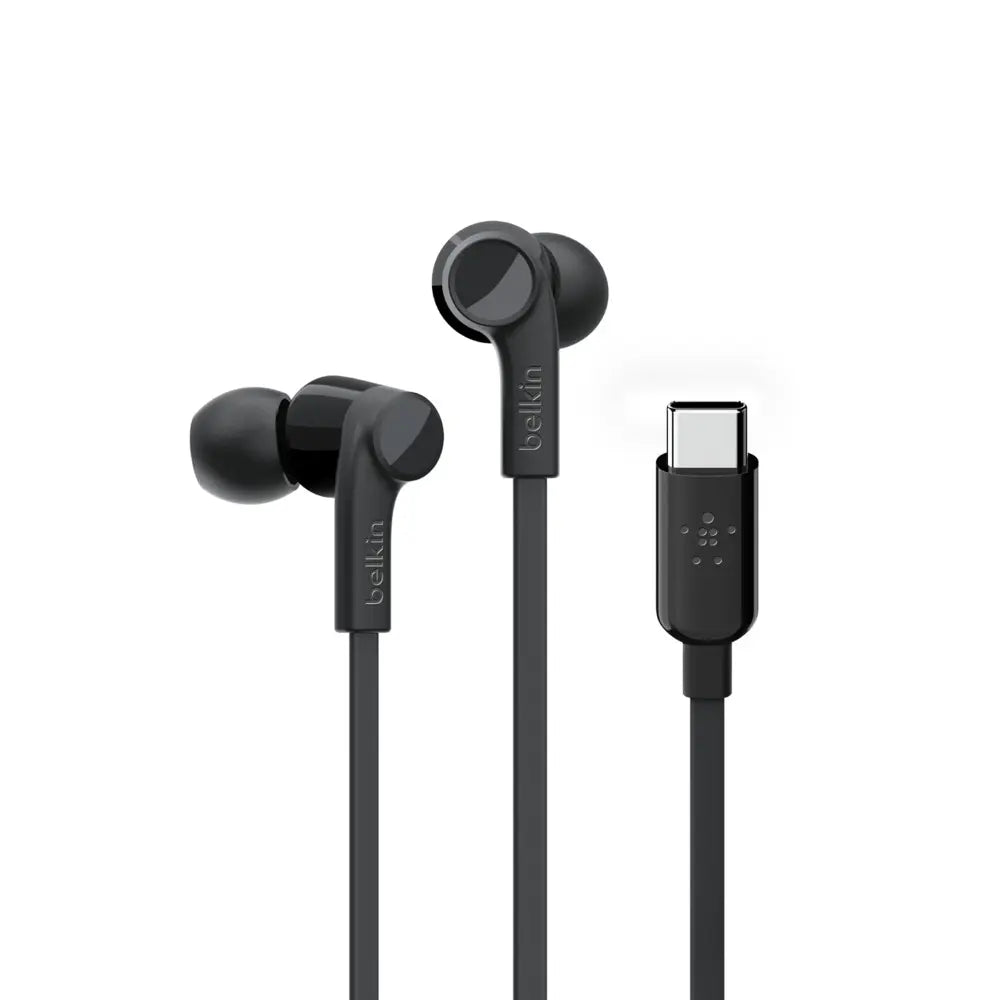 Belkin SoundForm Headphones with USB-C Connector - G3H0002btBLK - Black
