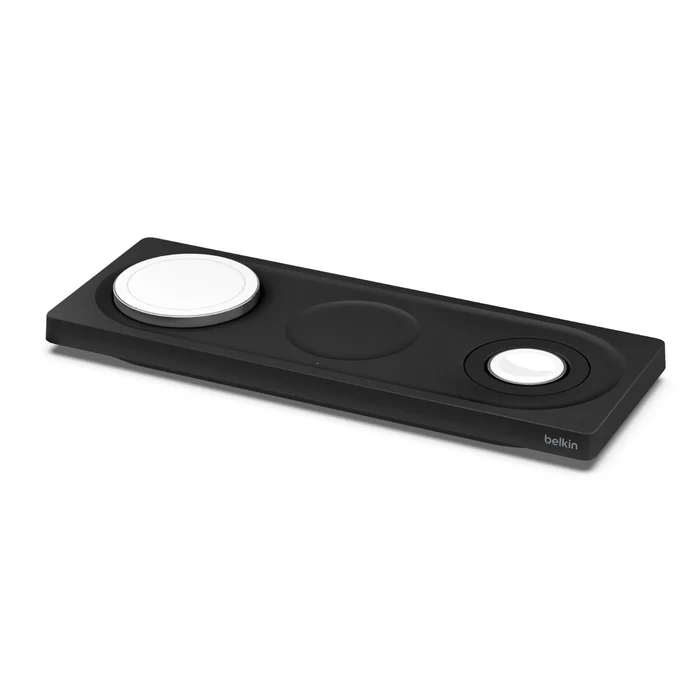 Belkin Boost Charge Pro 3-in-1 Wireless Charging Pad with MagSafe - WIZ016ttBK - Black