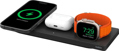 Belkin Boost Charge Pro 3-in-1 Wireless Charging Pad with MagSafe - WIZ016ttBK