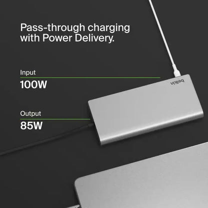Belkin 8-in-1 Connect Universal USB-C Dual Display Core Hub - INC015btSGY