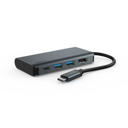 Belkin 4-in-1 Connect USB-C Multiport Adapter - AVC019ttDG-RL - Dark Gray