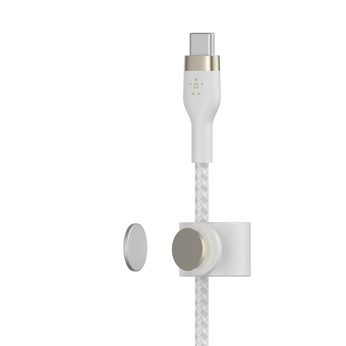Belkin BoostCharge Pro Flex USB-C Cable with Lightning Connector - White