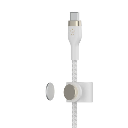 Belkin BoostCharge Pro Flex USB-C Cable with Lightning Connector - White