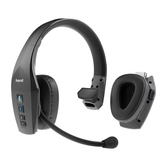 BlueParrott S650-XT 2-in-1 Convertible Wireless Headset with Active Noise Cancellation - Black