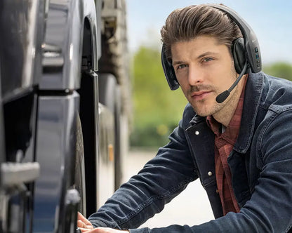 BlueParrott S650-XT 2-in-1 Convertible Wireless Headset - Black