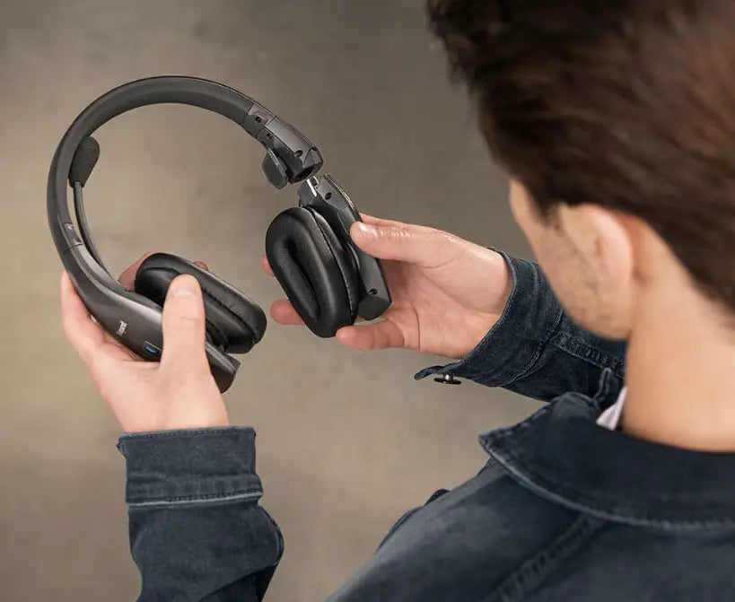 BlueParrott S650-XT 2-in-1 Convertible Wireless Headset - Black