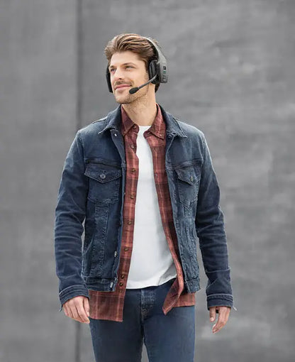 BlueParrott S650-XT 2-in-1 Convertible Wireless Headset - Black