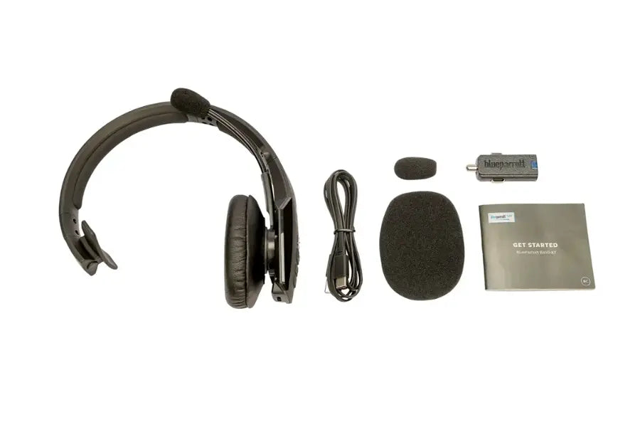 BlueParrott B450-XT Wireless Bluetooth Noise Cancelling Headset with Outstanding Comfort - Black