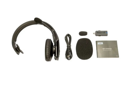 BlueParrott B450-XT Wireless Bluetooth Noise Cancelling Headset with Outstanding Comfort - Black