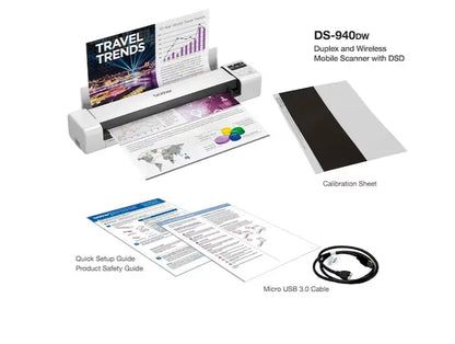 Brother DS-940DW DSmobile Duplex and Wireless Compact Mobile Document Scanner