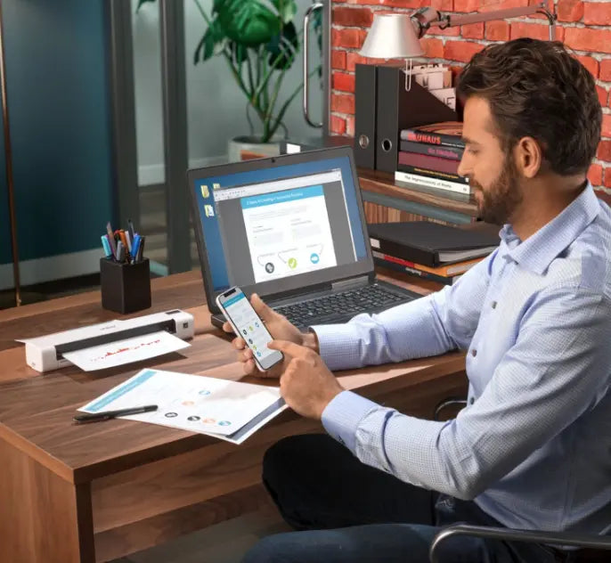 Brother DS-940DW DSmobile Duplex and Wireless Compact Mobile Document Scanner