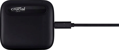Crucial 1TB X6 Portable SSD USB-C External Hard Drive - CT1000X6SSD9SE