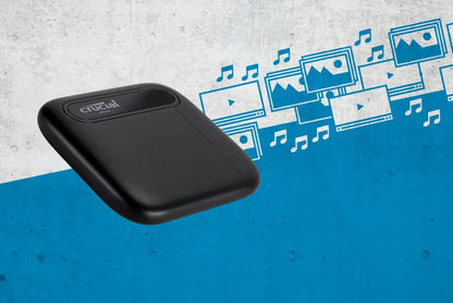 Crucial 1TB X6 Portable SSD USB-C External Hard Drive