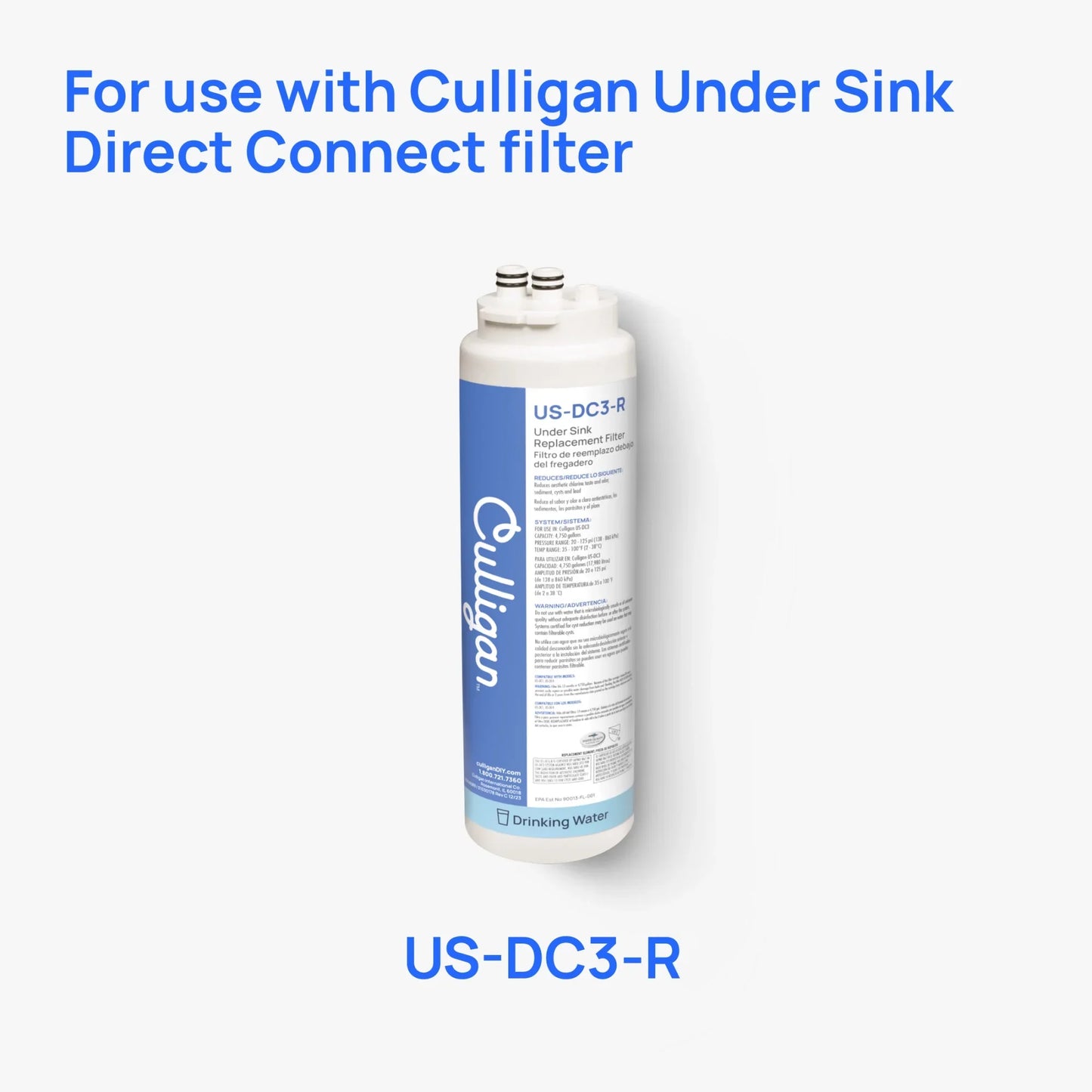 Culligan US-DC3 Under Sink Water Filtration System