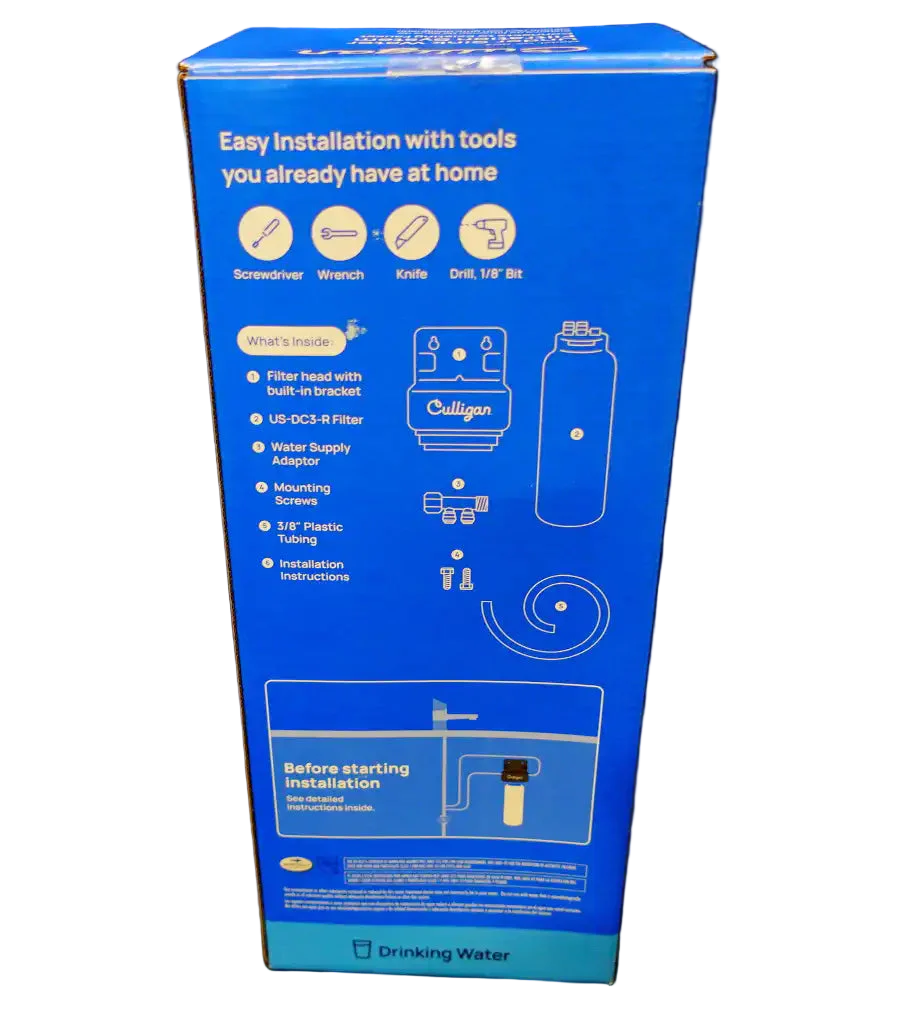 Culligan US-DC3 Under Sink Water Filtration System