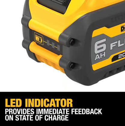 Dewalt 20V / 60V MAX FlexVolt Lithium Ion Battery - 6Ah - 2-Pack - DCB606-2