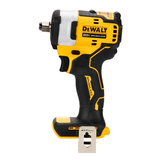 Dewalt 20V MAX Brushless 1/2 Inch Compact Impact Wrench with Hog Ring Anvil (Tool Only) - DCF911B