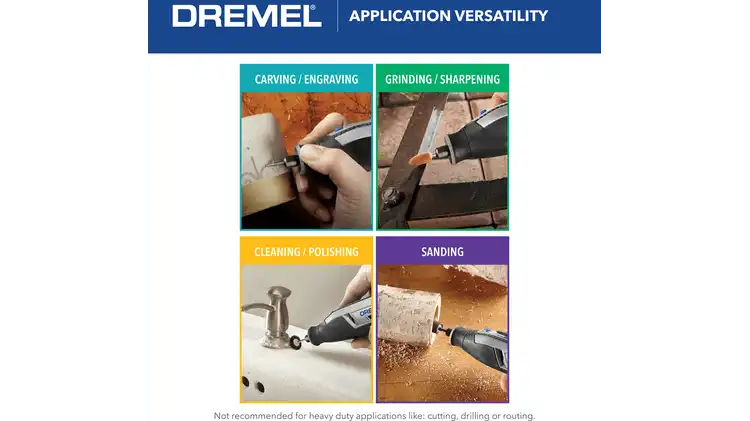 Dremel Lite Cordless Rotary Tool - 10 Accessories - Intermediate - 7760-N/10 - F0137760HP