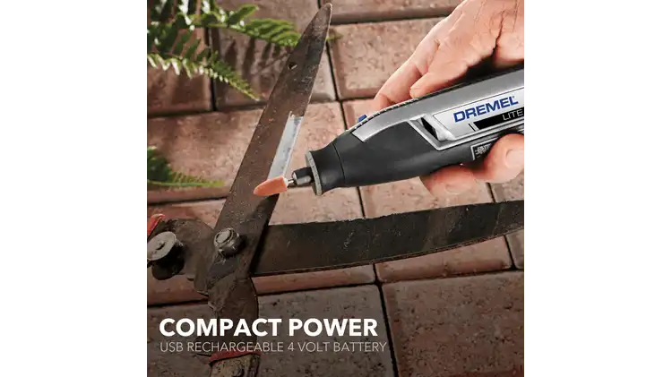 Dremel Lite Cordless Rotary Tool - 10 Accessories - Intermediate - 7760-N/10 - F0137760HP